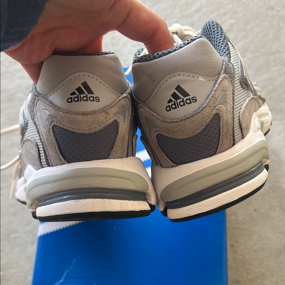 adidas Gray and Blue Men's Sneakers - Picture 10 of 14